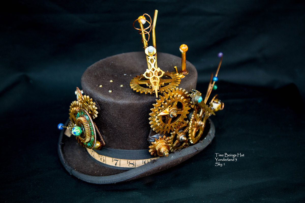 steampunk clockwork hat