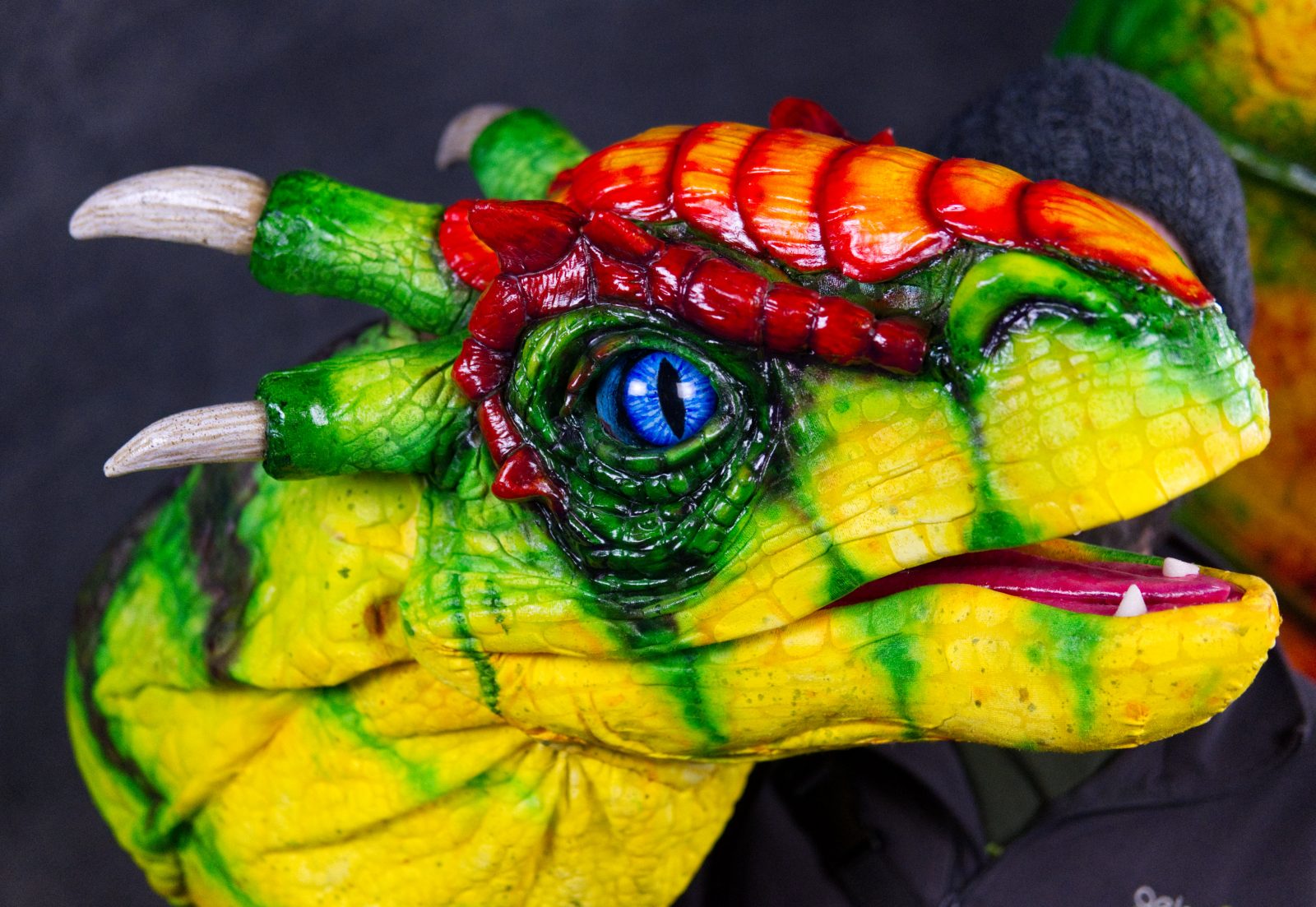 dragon puppet head